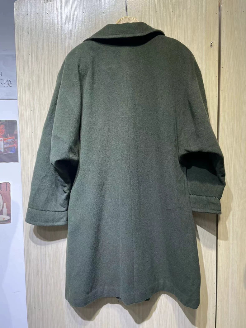 Givenchy Vintage Green Cashmere Coat