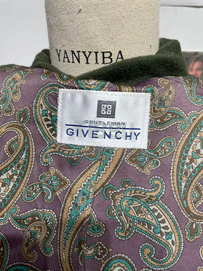Givenchy Vintage Green Cashmere Coat