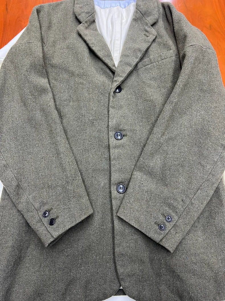 visvim Galen Wool Blazer Olive Color