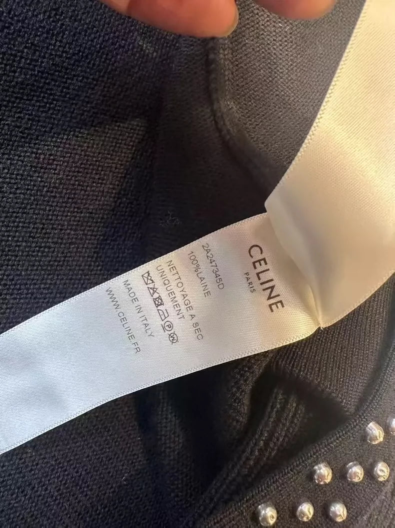 CELINE long-sleeved cardigan-zp