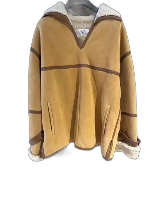 CELINE fur all-in-one coat-zp