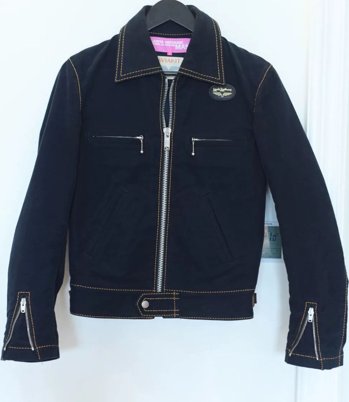 comme des watanabe lewis leathers jacket - DMC