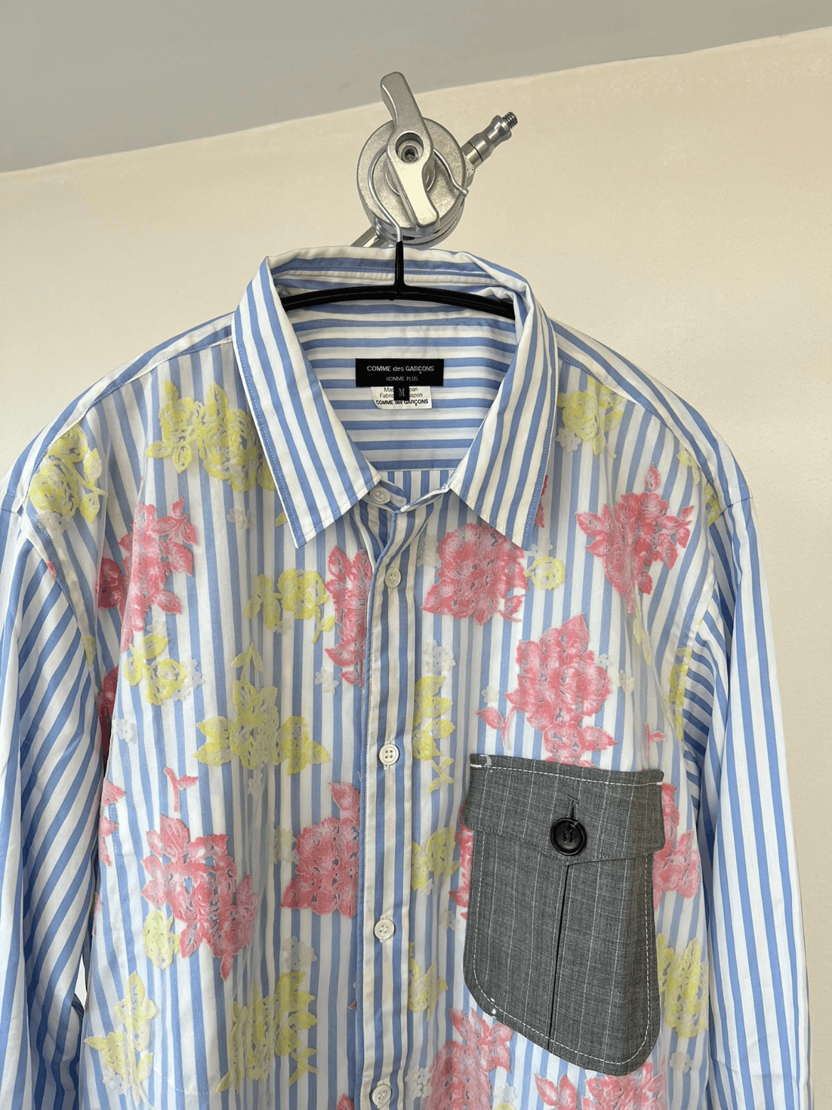 Comme des Garcons Homme Plus flower print shirt - DMC