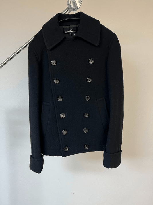 Tricot. comme des garcons double-breasted wool coat - DMC