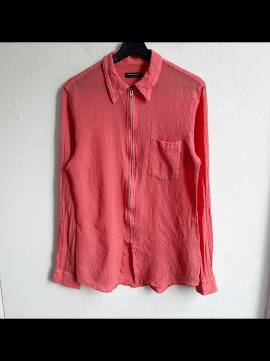 Comme des Garcons Homme Plus pink zipup shirt - DMC