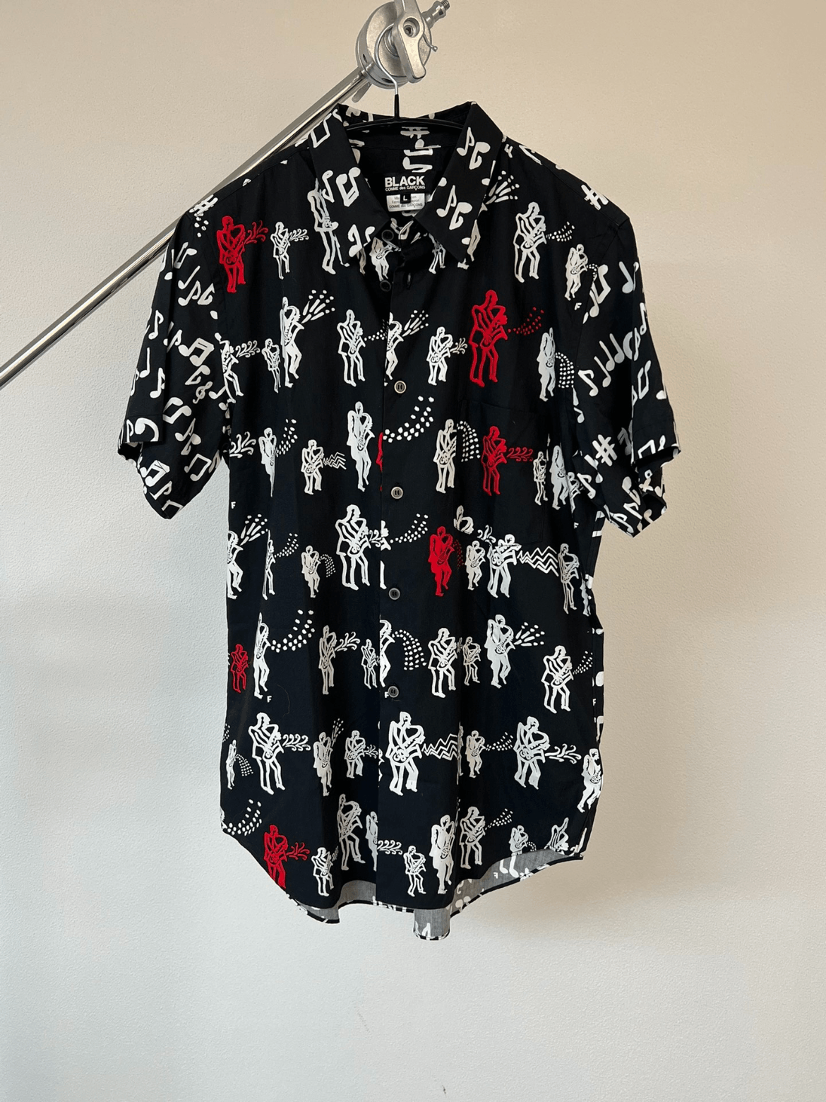 Comme des Garcons Black band print shirt - DMC