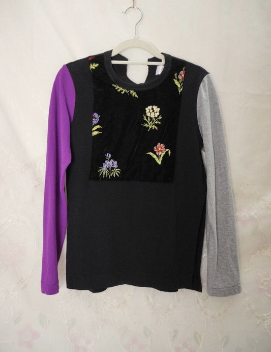 Comme des garcons 22yearold stitching embroidered top sh - DMC