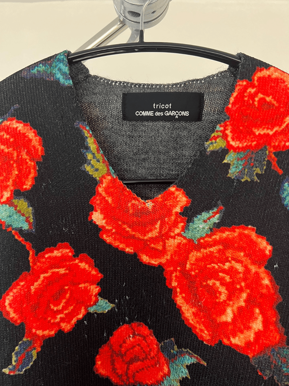 Comme des Garcons classic flower knitwear - DMC