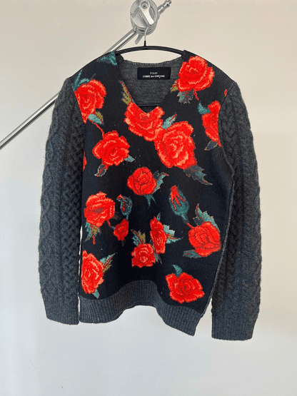 Comme des Garcons classic flower knitwear - DMC