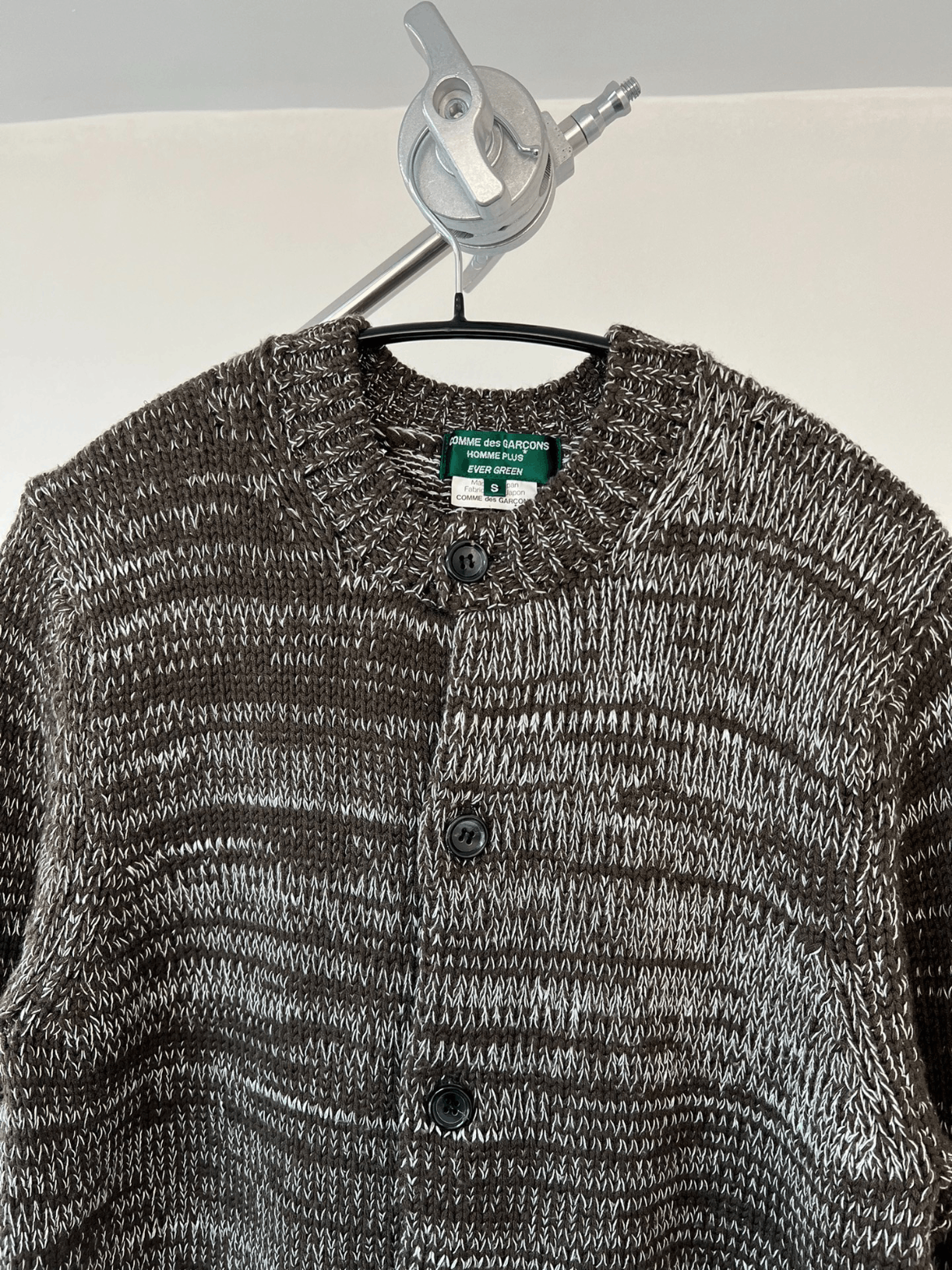 Comme des Garcons homme plus ever green knit cardigan - DMC