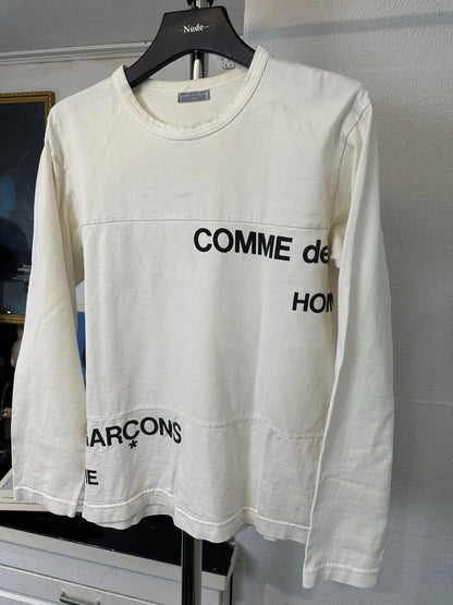 Comme des garçons homme 2001 logo sweatshirt - DMC