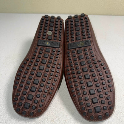 Gucci Brown Leather Horsebit Casual Shoes for Men 0079