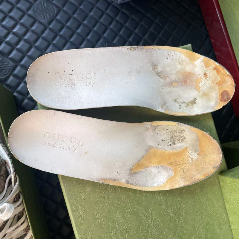 Gucci Ace Leather Low-Top Sneakers 0079