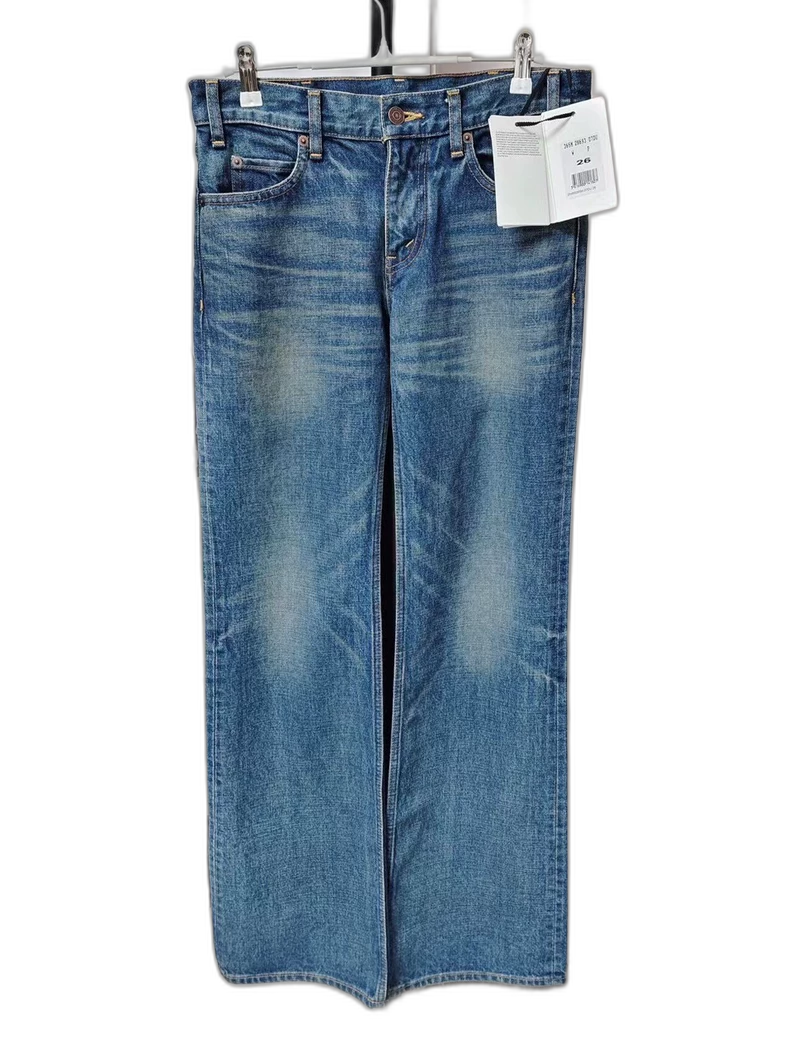 Celine SS23 Low Rise Flared Denim Pants