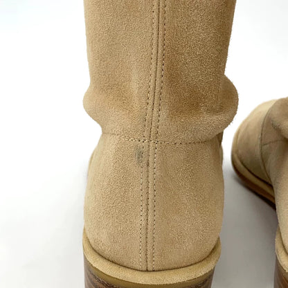 Long Khaki Over-the-Knee Boots