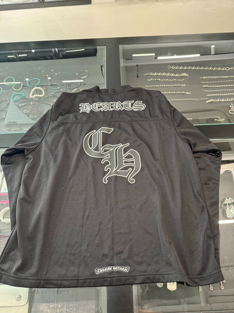 Chrome Hearts Black Hockey Long Sleeve Shirt-yf
