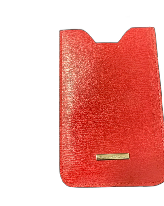 Red Mobile Phone Case by Ermenegildo Zegna