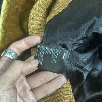Amiri Silk Velvet Bomber Jacket S