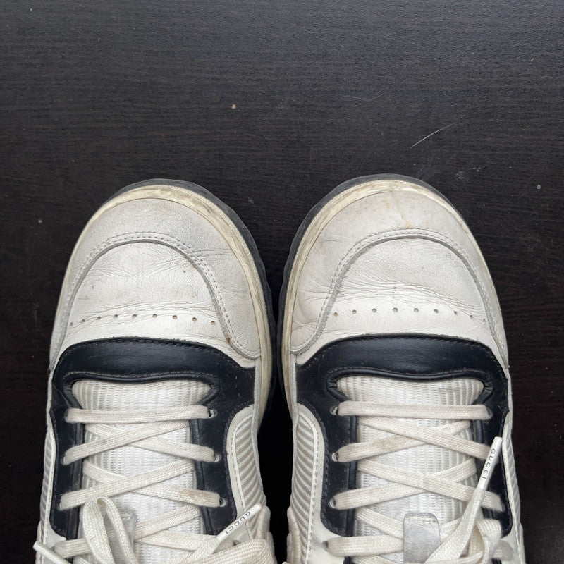 Gucci MAC80 Leather Low-Top Fashion Sneakers 0079