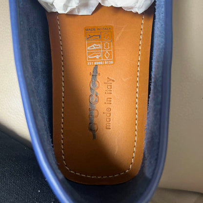 Gucci Interlocking Double G Blue Casual Shoes 0079