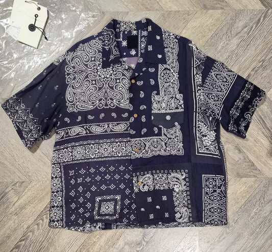 VISVIM Bandana Print Short Sleeve Shirt