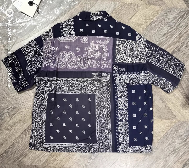 VISVIM Bandana Print Short Sleeve Shirt