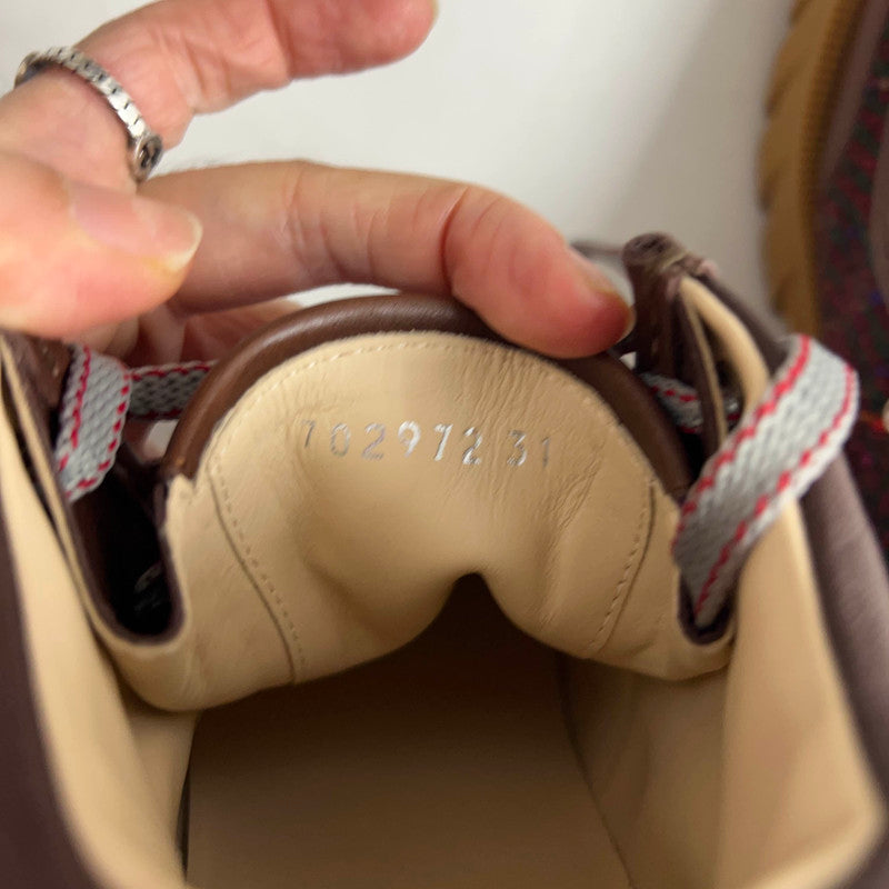 Gucci Kids Stylish Brown Ankle Boots 0079