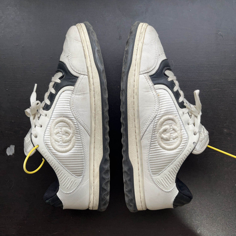 Gucci MAC80 Leather Low-Top Fashion Sneakers 0079