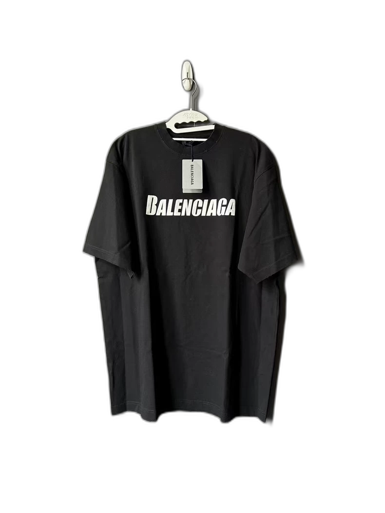 Balenciaga Destruction Letter Short Sleeve T-Shirt