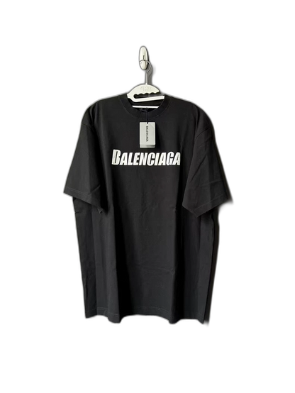 Balenciaga Destruction Letter Short Sleeve T-Shirt