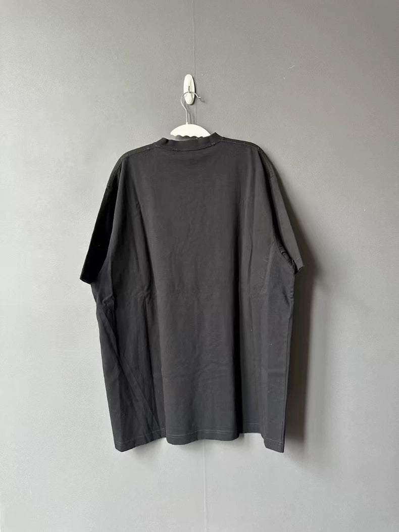 Balenciaga Destruction Letter Short Sleeve T-Shirt