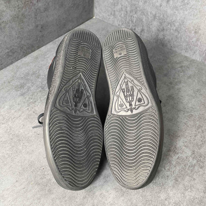 Gucci High-Top Leather Sneakers in Black 0079