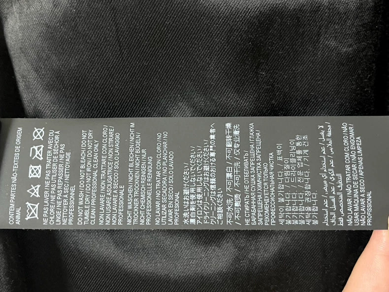 Saint Laurent Black Leather Baseball Jacket