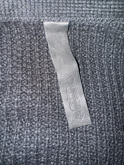 Chrome Hearts Black Wool Cardigan Size M