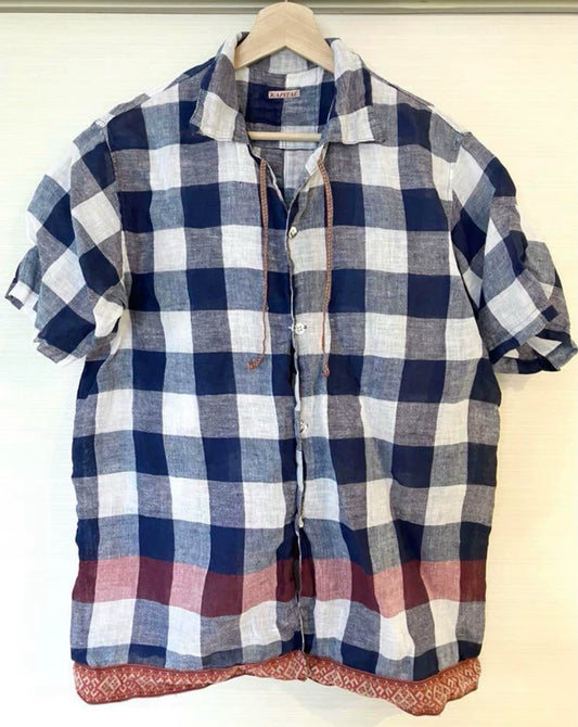 Floral Tie-Up Shirt by Kapital