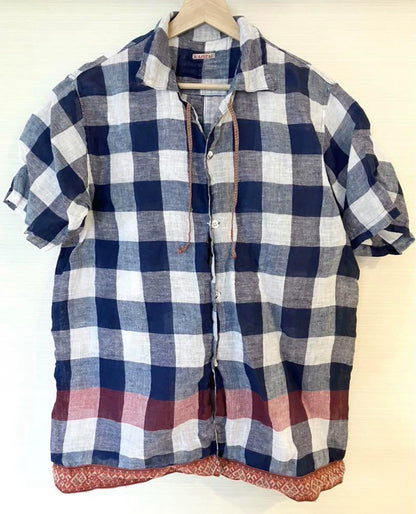 Floral Tie-Up Shirt by Kapital