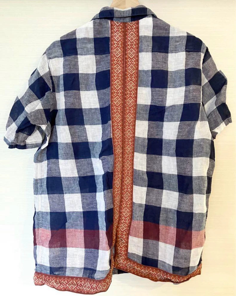 Floral Tie-Up Shirt by Kapital