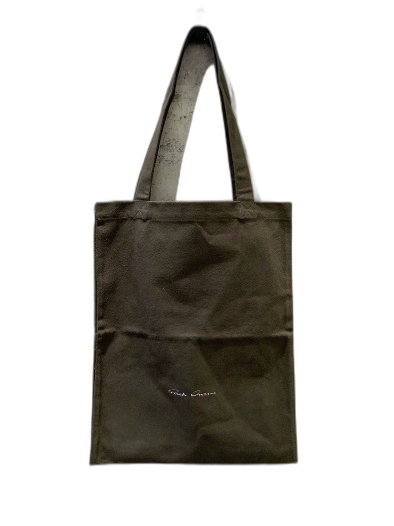 Classic Rick Owens Canvas Tote Bag-yf