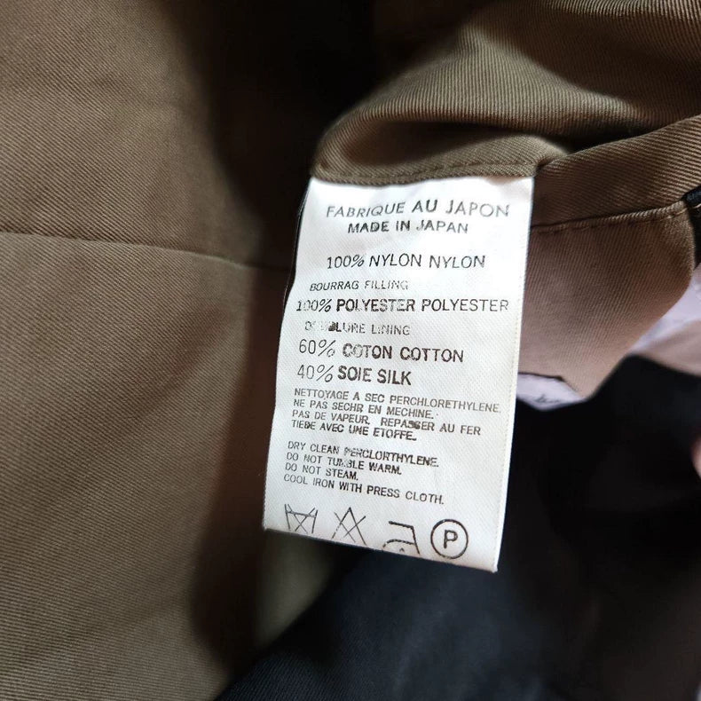 Yohji Yamamoto Black Wool Overcoat