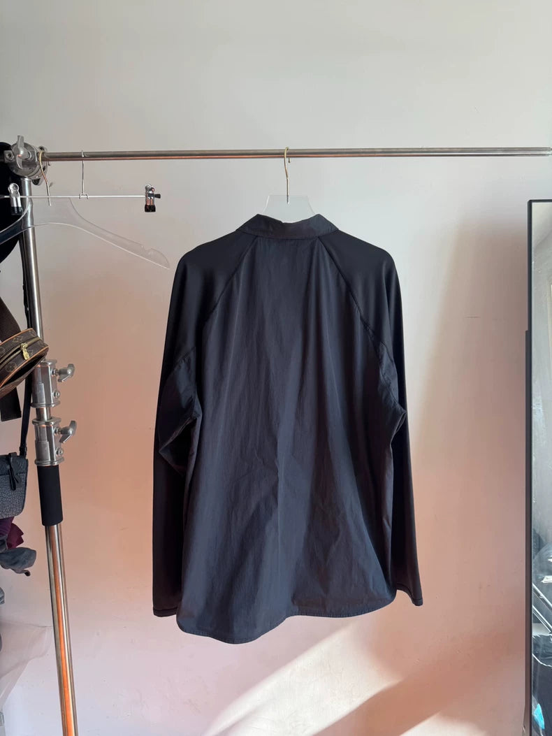 Stone Island Navy Jacket with Special Material