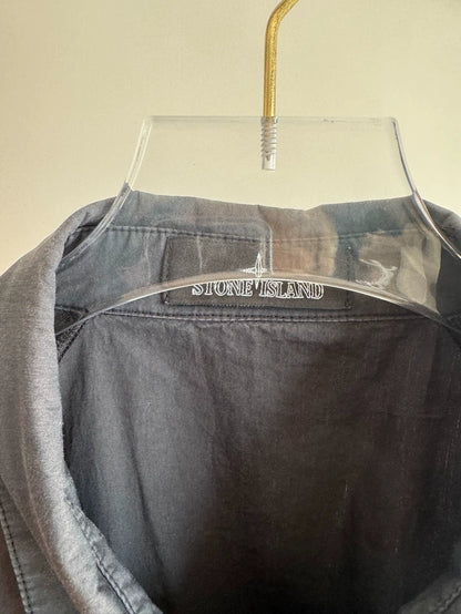 Stone Island Navy Jacket with Special Material