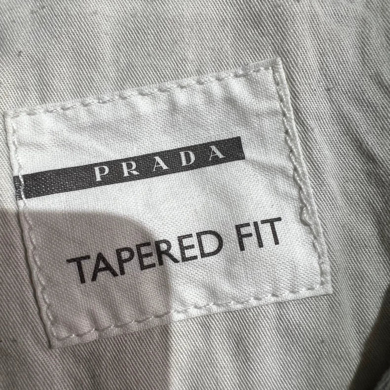 Gray Washed Prada Denim Pants