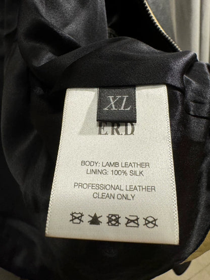 Enfants Riches Deprimes Yellow Black Leather Jacket