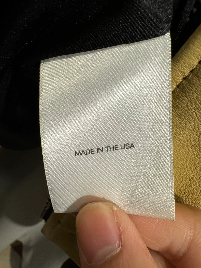 Enfants Riches Deprimes Yellow Black Leather Jacket