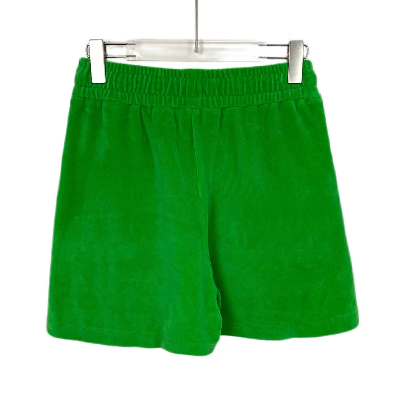 Gucci Green Logo Embroidered Shorts