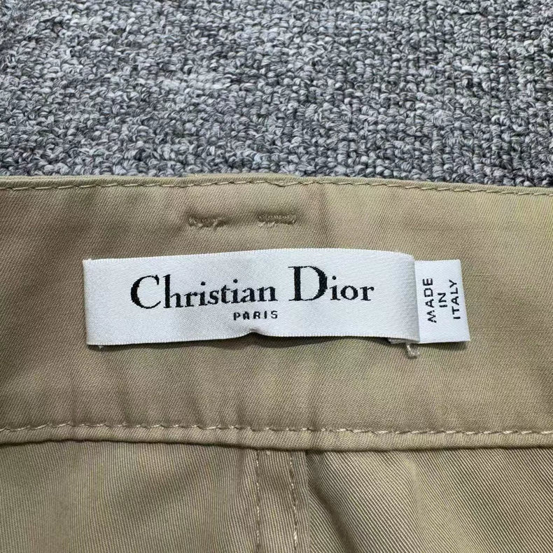 Dior Khaki Cargo Pants for Men-zp