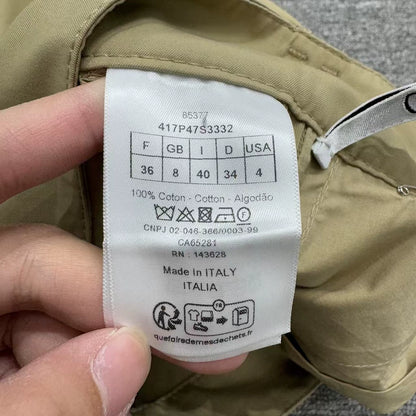 Dior Khaki Cargo Pants for Men-zp