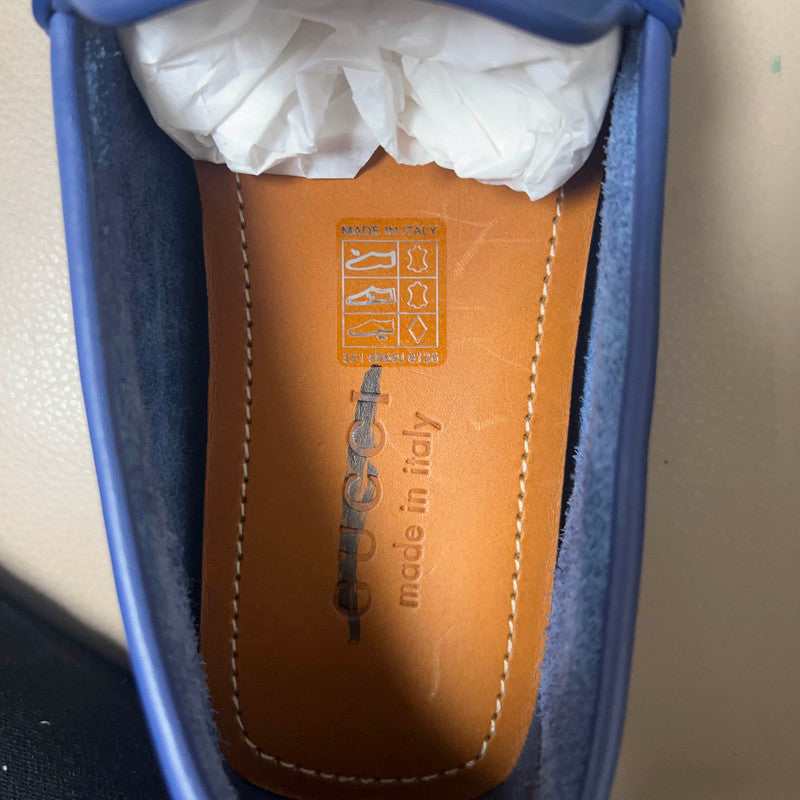 Gucci Interlocking Double G Blue Casual Shoes 0079