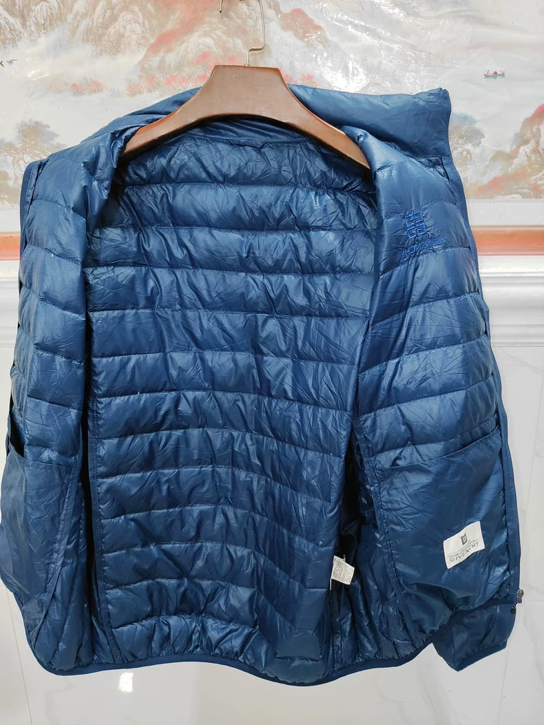 Givenchy Blue Stand Collar Down Jacket