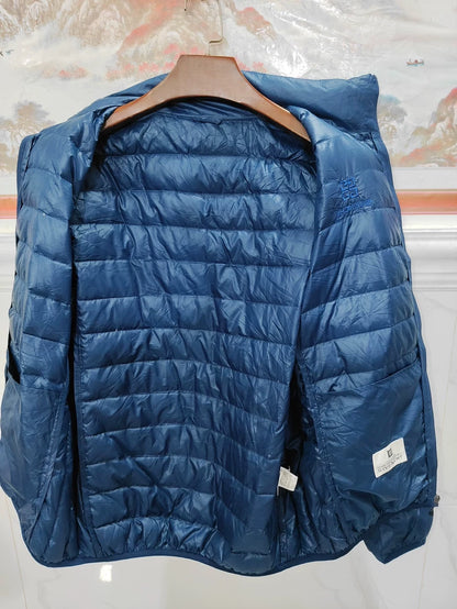 Givenchy Blue Stand Collar Down Jacket
